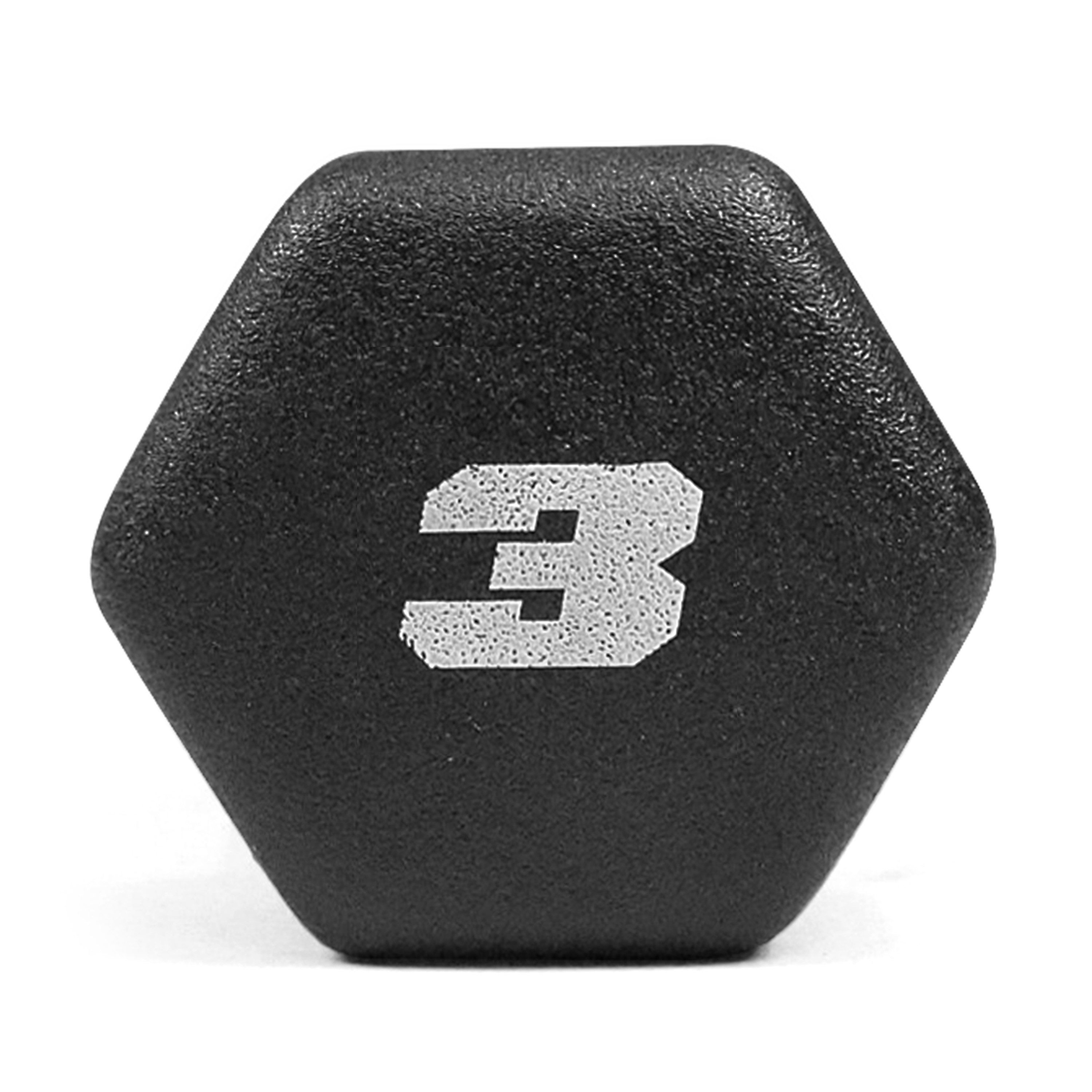 CAPHAUS Black Neoprene Dumbbells, Anti-slip Grip & Anti-roll Hexagon Shape, Muscle Building, Strength Building & Body Toning, Multiple Sizes, Sold in Pairs - Image 7
