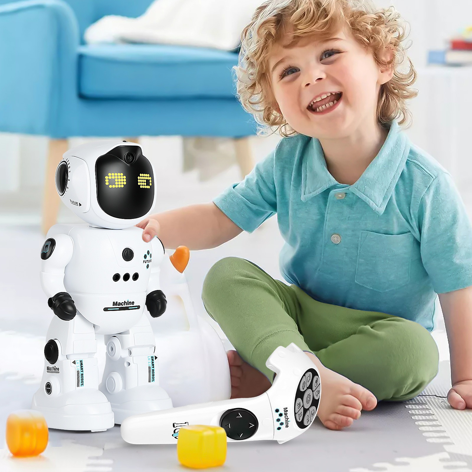 Smart RC Robot Remote Control Robo Toys RC Robots with Gesture Control and Interactive Intelligent Programming Warriors as Christmas Gift for Kids 5-7 - Image 7