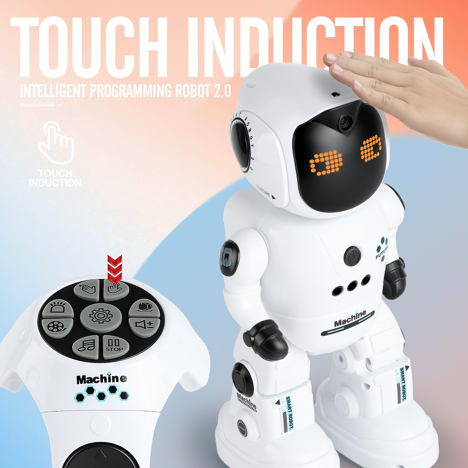 Smart RC Robot Remote Control Robo Toys RC Robots with Gesture Control and Interactive Intelligent Programming Warriors as Christmas Gift for Kids 5-7 - Image 3