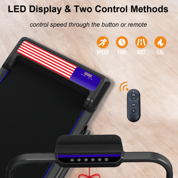 Treadmills, Treadmill Under Desk Walking Pad,2 in 1 Folding Treadmill for Home/Office with Remote Control and APP，Large Screen - Image 21
