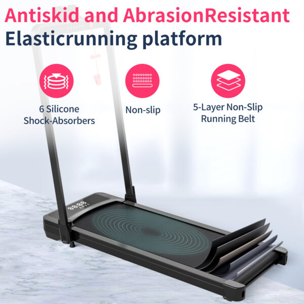 Treadmills, Treadmill Under Desk Walking Pad,2 in 1 Folding Treadmill for Home/Office with Remote Control and APP，Large Screen - Image 13