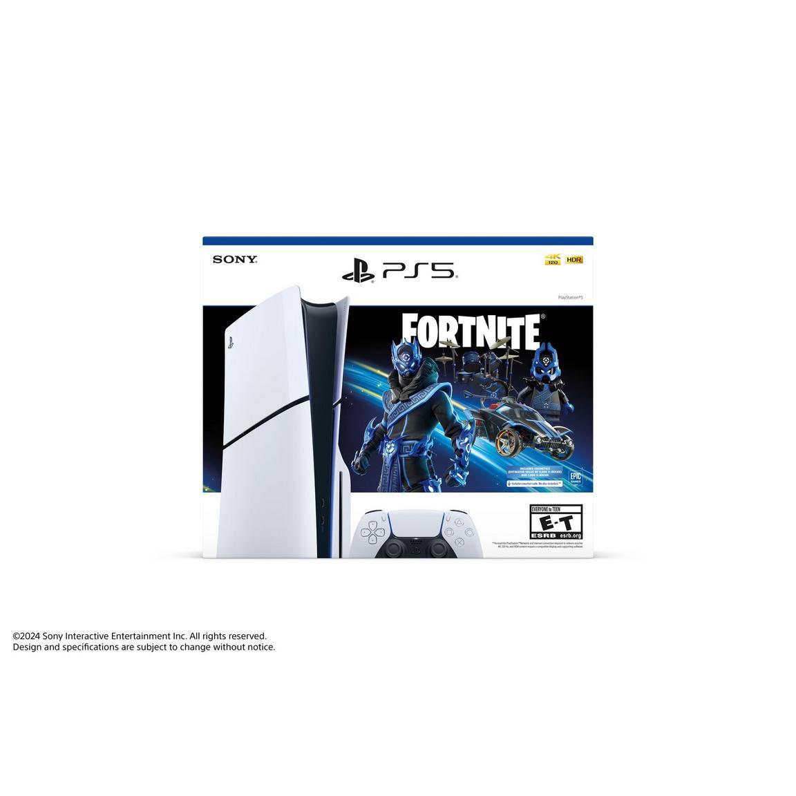 PlayStation 5 Console - Fortnite Cobalt Star Disc Edition - Image 3