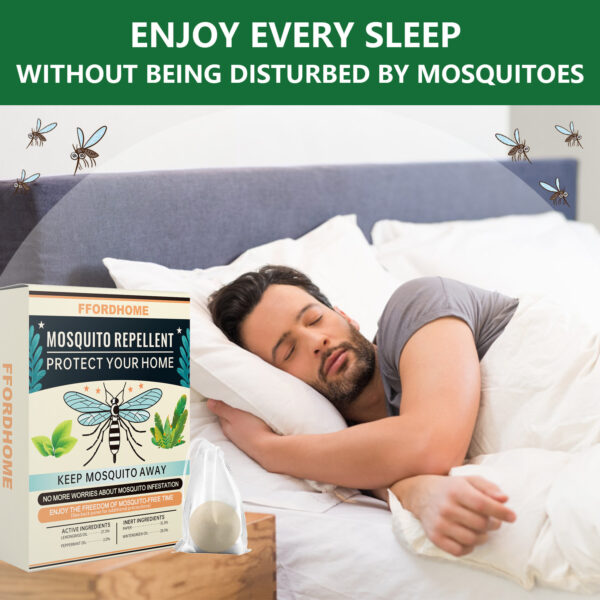 【Natural Mosquito Repellent Paper Balls】Mosquito Repellent for Patio，Long-lasting 60-Day Protection | Multi-Scene Use for Outdoor Camping/Home & Garden | Peppermint & Citronella Essential Oil Formula | Slow-Release Technology - Image 8