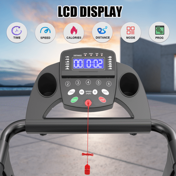 Treadmill Q30-5, With Cup Holders, Load Capacity 300 LBS - Image 6