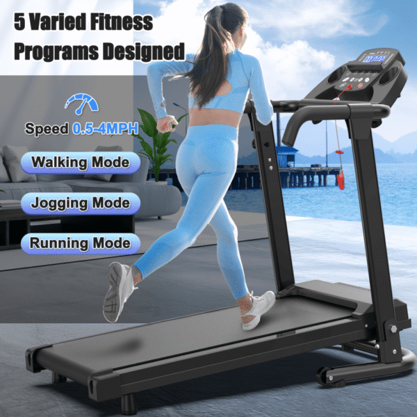 Treadmill Q30-5, With Cup Holders, Load Capacity 300 LBS - Image 4