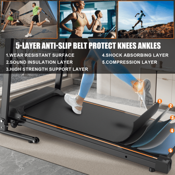 Treadmill Q30-4, White - Image 5