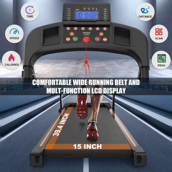 Treadmill Q30-4, White - Image 2