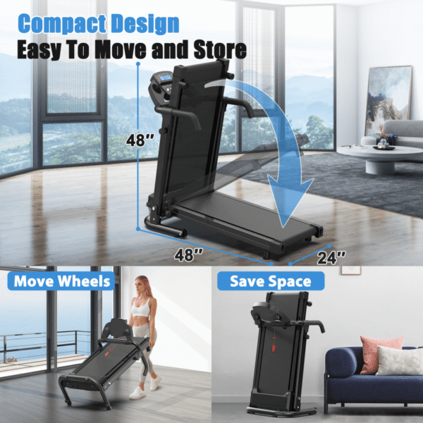 Treadmill Q30-5, With Cup Holders, Load Capacity 300 LBS - Image 3