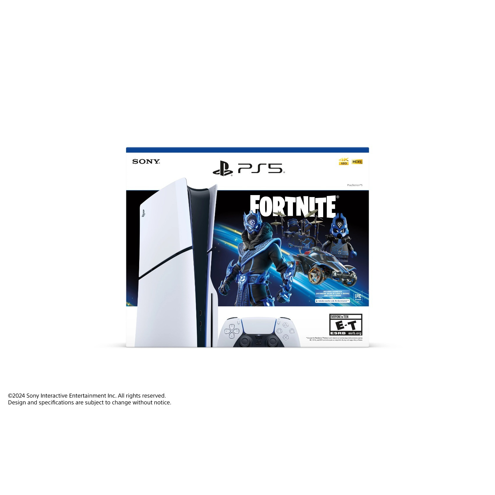 PlayStation 5 Disc Edition – Fortnite Cobalt Star Bundle - Image 2