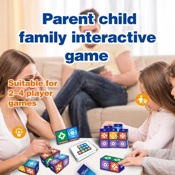 Children's puzzle building blocks, 1-4 person board game puzzle games, children and adult family board game puzzle games, family interactive board games, birthday gifts, Christmas gifts, New Year gifts. - Image 2