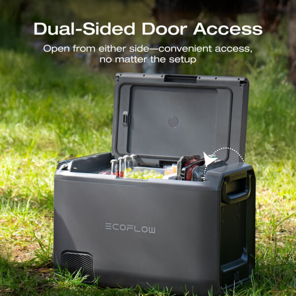 EcoFlow PicnicMat and GLACIER Classic 35L Portable Fridge Freezer with Extra Battery (Separate Shipment), 43H Cooling Car Refrigerator, Battery Powered with App Control, 6 Charging Options, Fast&Quiet Electric Cooler for Camping, RV - Image 6