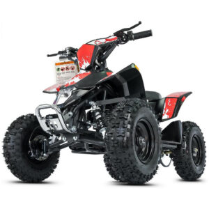 FRP SAHARA 40CC Gas-Powered ATV Mini Quad Bike, 4-Stroke Mini Gas, 4.10" All-Terrain Tires， Durable Frame & Ergonomic Design，Youth Outdoor Vehicle, 4 Wheeler For Kids with Front and Rear Disc Brake, Weight Support Up to 143 LBS, Birthday Gift