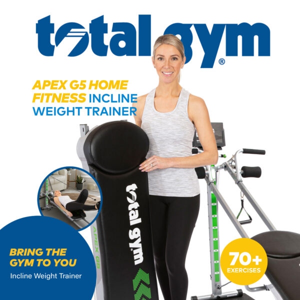 Total Gym APEX G3 Home Gym with Compact Design, Full Body Workout System for Home Fitness and Attachments - Image 15
