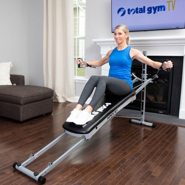 Total Gym APEX G3 Home Gym with Compact Design, Full Body Workout System for Home Fitness and Attachments - Image 8