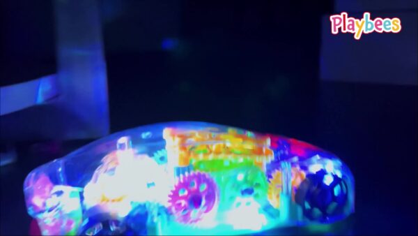Light-Up Transparent Car Toy, Toys for Autistic Kids Ages 3-5 7, Sensory Toys That Light Up for Kids with Autism Special Needs Toys, Bump and Go, Music, and LED Effects - Image 5