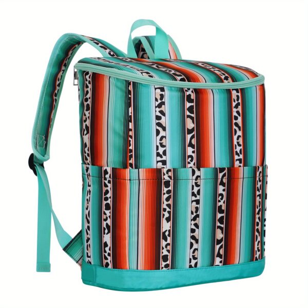 [Insulated Cooler Backpack] DANCURKEY Insulated Cooler Backpack | Large Capacity, Lightweight Nylon Thermal Bag for Outdoor Camping, Picnic, Fishing, and Beach Trips, Mixed Patterns, Non-Food Contact, Women's - Image 12