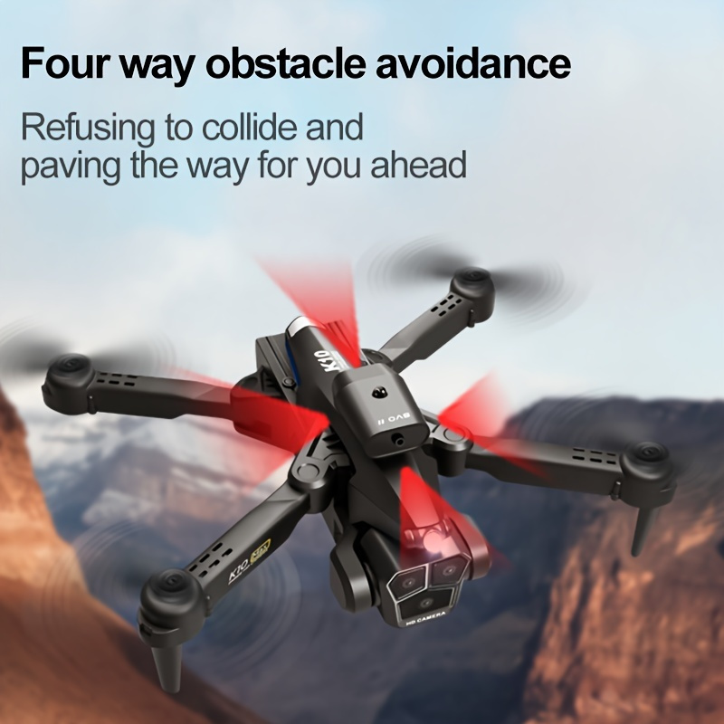2 Batteries K10 MAX: 3 Camera Remote Control Drone with SD Three ESC Camera Optical Flow Positioning 360° Obstacle Avoidance 2.4GHz Wifi FPV APP Control, Halloween Christmas Gift - Image 4