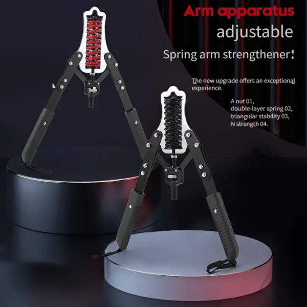 (1pc)Adjustable Hydraulic Arm Exerciser- Home Fitness Equipment for Men, Strength Training & Chest Workout - Image 4
