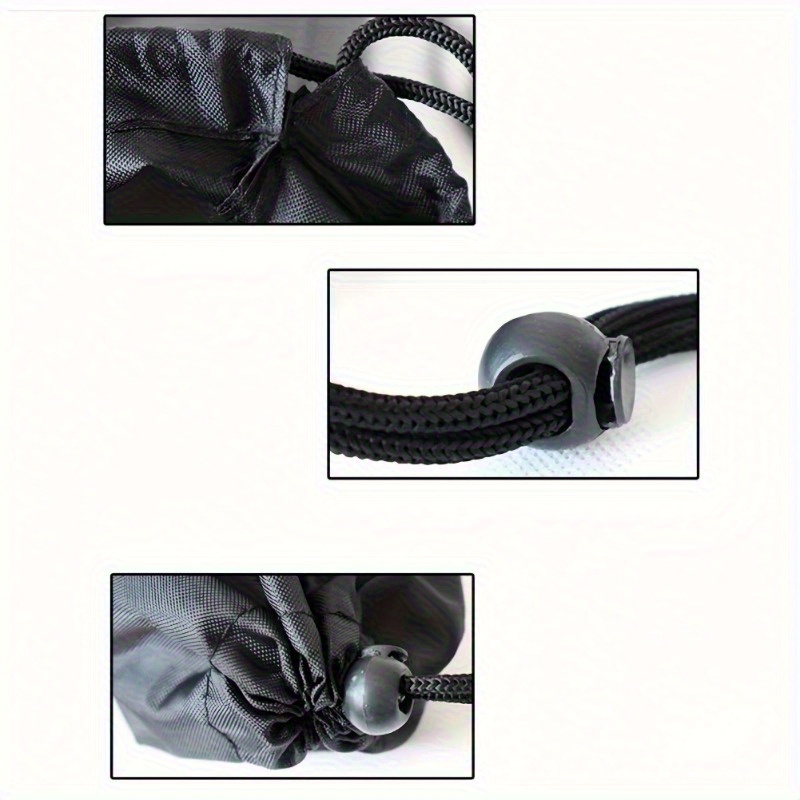 Extra Large 40" x 20" Black Drawstring Storage Bag - Durable Polyester, Ideal for Yoga Mats, Folding Chairs, Tripods & More - Perfect for Home & Outdoor Use, Camping Gear Bag - Image 8