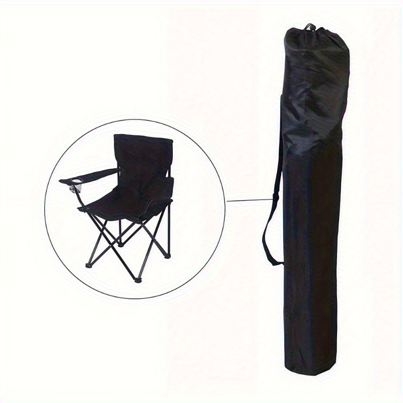 Extra Large 40" x 20" Black Drawstring Storage Bag - Durable Polyester, Ideal for Yoga Mats, Folding Chairs, Tripods & More - Perfect for Home & Outdoor Use, Camping Gear Bag - Image 6
