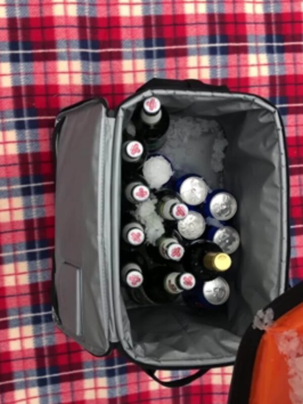 [30L Soft Cooler] 40-Can 30L Large Soft Cooler Bag | Insulated Lid, Durable Handle, Outdoor Essentials | Reusable Grocery Tote for Outdoor Travel, Hiking, Beach Picnics & BBQ Parties - Image 10