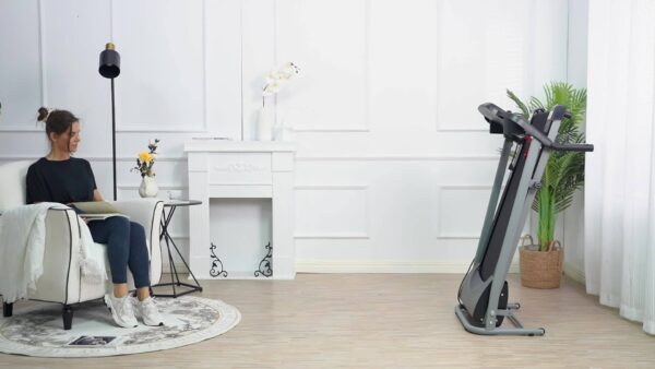 [FYC Portable Treadmill] 2.5HP FYC Foldable Portable Treadmill - Electric Motorized Running Machine with Heart Rate Sensor for Home Gym - Image 12