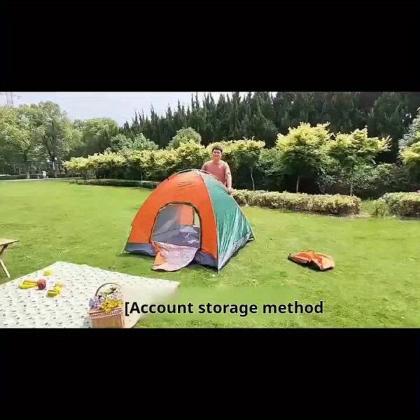 [Camping Tent] Outdoor Camping Tent, Automatic Portable Folding Tent, Easy to Set Up, Convenient to Carry, Comes with a Storage Bag, Single-Person Camping Tent - Image 12