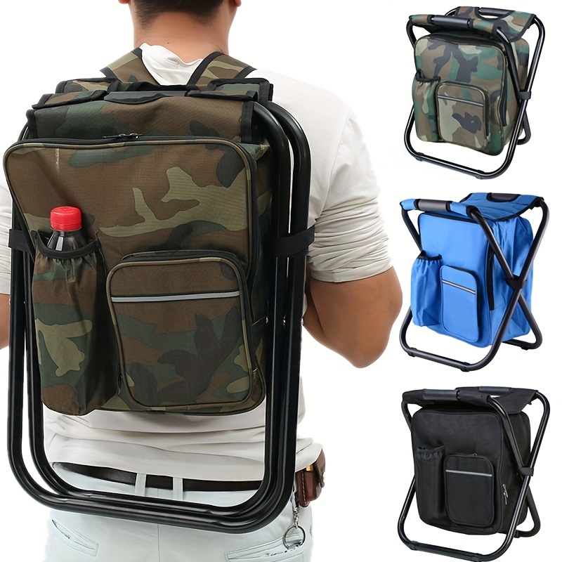 Portable Fishing Backpack Chair - Waterproof Outdoor Sports Bag for Camping, Hunting, Climbing - Perfect Gift for Father's Day, Birthday, Christmas