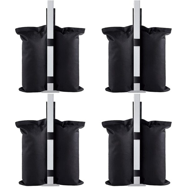 [Heavy Duty Gazebo Weights] 4 Pack Heavy Duty Gazebo Weights Bags | Leg Weights for Pop up Canopy Tent Sun Shades, Garden Gazebos, Umbrella, Parasols, Trampolines Weighted Feet Bag - Image 3