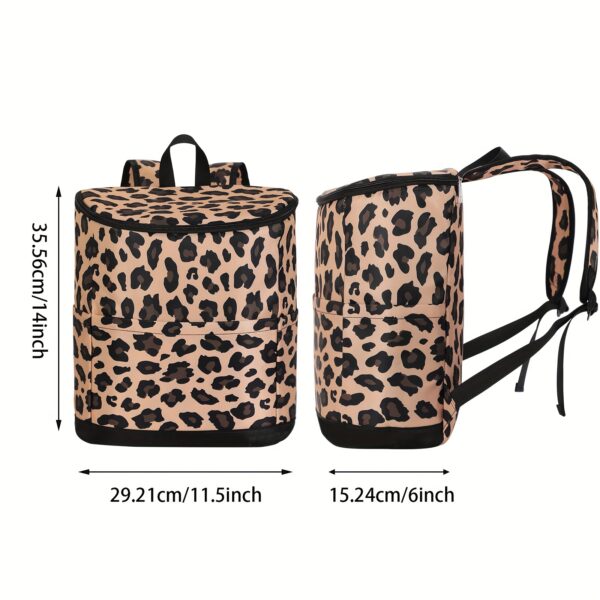 [Insulated Cooler Backpack] DANCURKEY Insulated Cooler Backpack | Large Capacity, Lightweight Nylon Thermal Bag for Outdoor Camping, Picnic, Fishing, and Beach Trips, Mixed Patterns, Non-Food Contact, Women's - Image 4