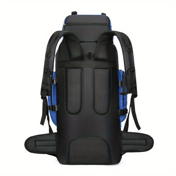 [Durable Hiking Backpack] Durable 90L Large Capacity Hiking Backpack | Multi-Compartment Design for Outdoor Trekking, Camping & Travel, with Adjustable Straps, Laptop Sleeve, and Front Zipper Closure, Hiking Gear - Image 11