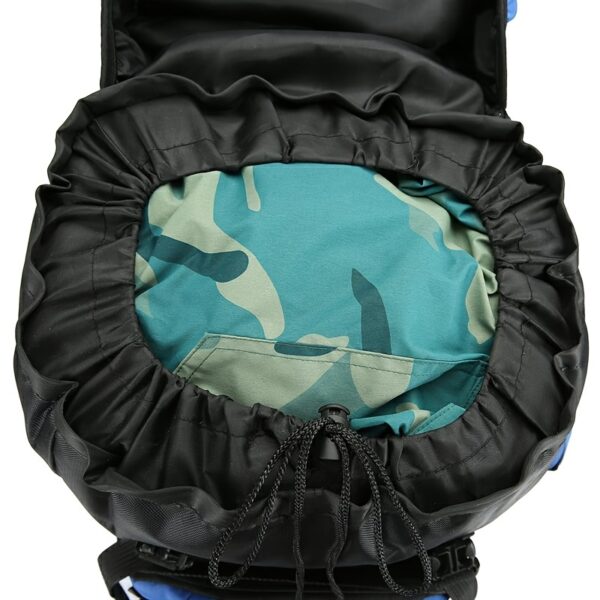 [Durable Hiking Backpack] Durable 90L Large Capacity Hiking Backpack | Multi-Compartment Design for Outdoor Trekking, Camping & Travel, with Adjustable Straps, Laptop Sleeve, and Front Zipper Closure, Hiking Gear - Image 10