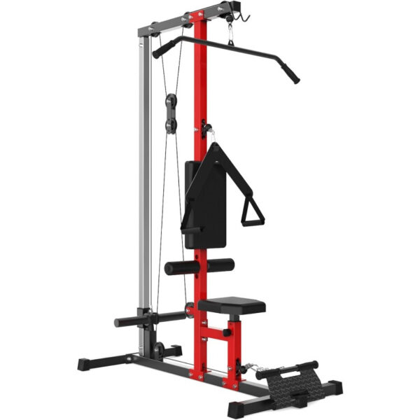 MERXENG All-in-One Cable Machine with Adjustable Leg Support - Stainless Steel, High & Low Pulley System for Full Body Workout, Home Gym Training Equipment