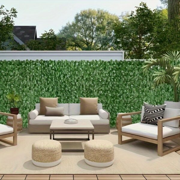 [UV-Resistant Fence] 6 Rolls Expandable Outdoor Artificial Vine Privacy Fence Panels | Durable Plastic, UV-Resistant, Easy to Hang, 236.2 Inches X 19.7 Inches, Natural Appearance, Perfect for Patios, Gardens, Balconies, Backyards, Thanksgiving, and Other Garden Privacy Solutions - Image 8