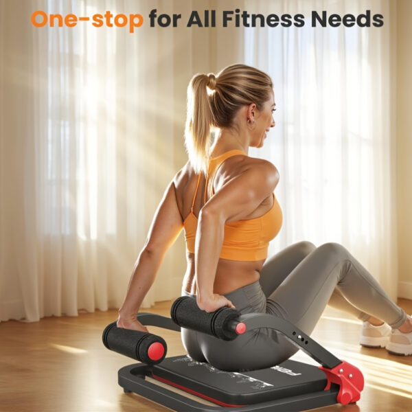 Ab Workout Equipment, Sit Up Machine & Exercise Equipment, Ab Crunch Machine For Stomach Workout, Ab Core Trainer Abdominal Machine, Fitness Equipment For Home Gym, Sit Up Assist, Suitable For Indoor Abdominal Muscle Exercise - Image 4