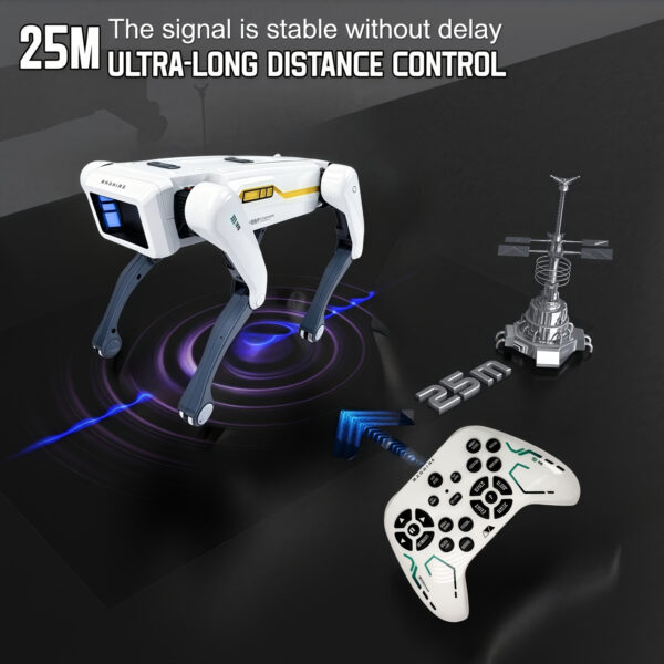 AI Intelligent Robot Dog, Wireless Remote Control Dog, AI Voice Control Can Connect To Mobile Phones, Dance, AI Voice Control, APP Control, Programmable Support For Voice Commands, The Combination Of Technology And Intelligence, Suitable For Cultivating Scientific Interests, Is The Best Gift - Image 8