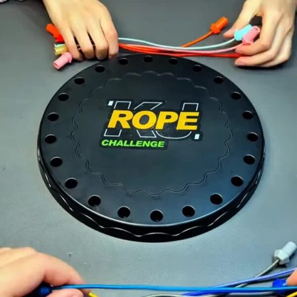 Colorful Rope Challenge Board Game - Enhances Logical Thinking & Creativity, Ideal for Teens & Family Fun, Perfect Gift for Valentine's Day, Thanksgiving, Christmas & New Year, Teen Puzzle Game | Strategy Game | Flexible Rope Pieces - Image 8