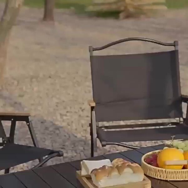 Garden, Lawn & Gardening > Outdoor Furniture > Garden Set > Adjustable Folding Lounge Chair for Outdoor Patio Leisure, Camping, Hiking Metal Chairs, No Assembly Required, Space-Saving with Medium and Large Sizes, Four-Position Adjustable Folding Lounger - Image 14