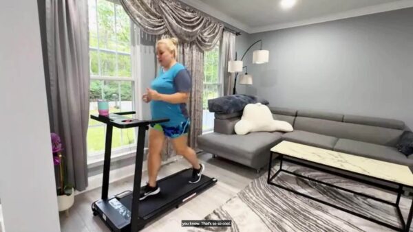 [Portable Foldable Treadmill] 300 LBS Capacity 3.0 HP Portable Foldable Treadmill - Walking Treadmill With Handle Bar, LED Display, Compact Design - Perfect for Home Office, Christmas Gifts - Image 11