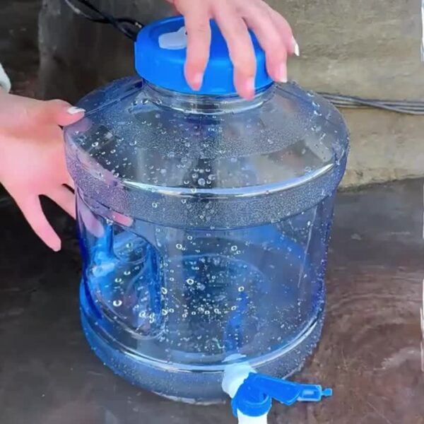 [Portable Water Bucket] Portable water bucket with faucet, outdoor and car-use drinking container for travel and self-driving trips - Image 9