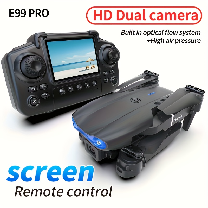 NEW Drone MAX Upgrade Edition Drone with Screen Control, Dual Camera, Obstacle Avoidance, Brushless Motor, Foldable Arms, Ideal for Night Flying, Remote Control with Screen - Image 2