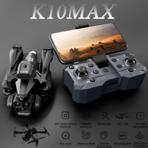 Mini Remote Control Drone, Foldable Mini Drone, Headless Quadcopter, Brushless Motor, Obstacle Avoidance, Gesture Photography With Storage Bag, Beginner-Friendly