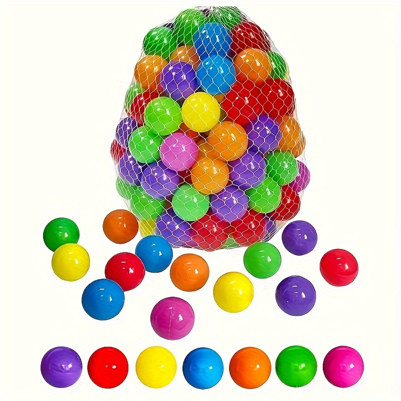 24/34/54/74/104pcs soft plastic ball pit, ocean ball, plastic toy ball, Pet Ball, indoor and outdoor game park toy ball, outdoor sports ball, aquarium ocean ball, Christmas Halloween party decorations - Image 7