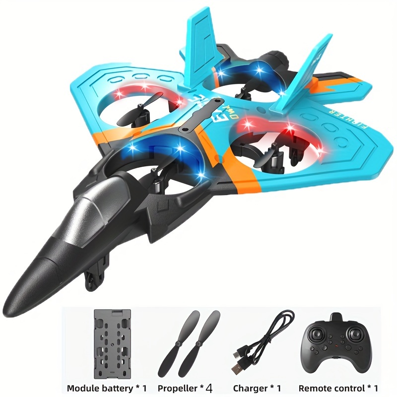 Drone with Rechargeable Battery, Quadcopter Altitude Control, Remote Control Toy for Beginners, Indoor And Outdoor Gifts, Fighter Jet, Toys for Boys And Girls, Christmas, Halloween, Thanksgiving Gifts - Image 5
