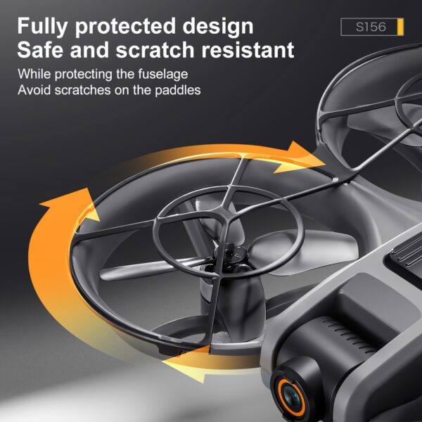 S156 Drone with 4.92" Remote Controller, Brushless Motor, Optical Flow Positioning, Wi-Fi FPV Quadcopter, One-Button Takeoff/Landing, Indoor/Outdoor, Beginner-Friendly Drone with Long Flight Time - Ideal Gift for Adults & Drone Enthusiasts, High Quality Drone, Outdoor Flying, Vibrant Style, Sleek Design, Durable Construction, Efficient Motors - Image 6