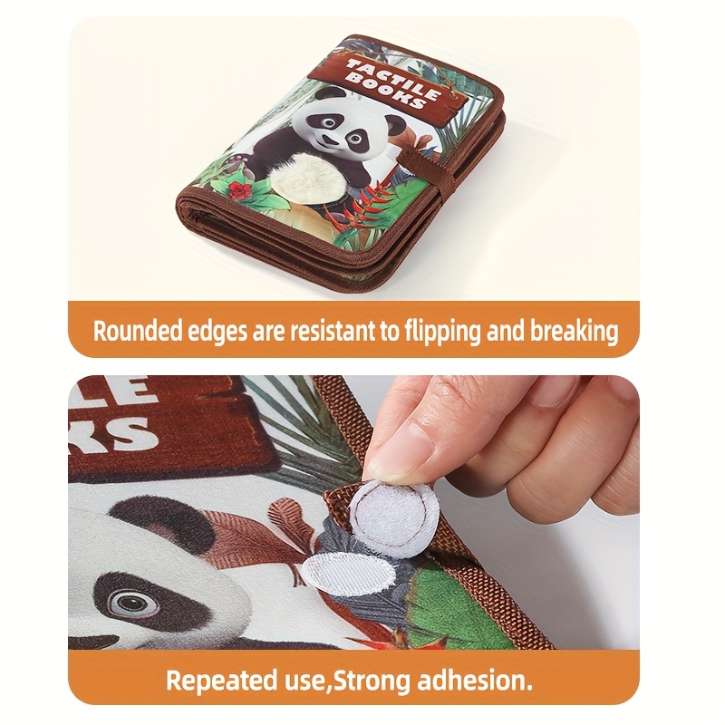 Early Development & Activity Toys For Babies, Tactile Perception, Early Education Cloth Book, Newborn Baby Gift Set, Halloween Gifts, Christmas Gifts, Soft Touch Picture Book, Baby Toys - Image 6