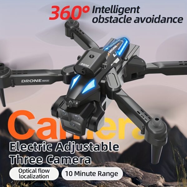 2025 C10 Professional Drone Toy, with Aerial Photography Three-Axis Gimbal, with App Control, FPV Real-time Video RC Quad-axis Toy Aircraft, Automatic Hovering,, Suitable for Festival Toy Gifts - Image 5
