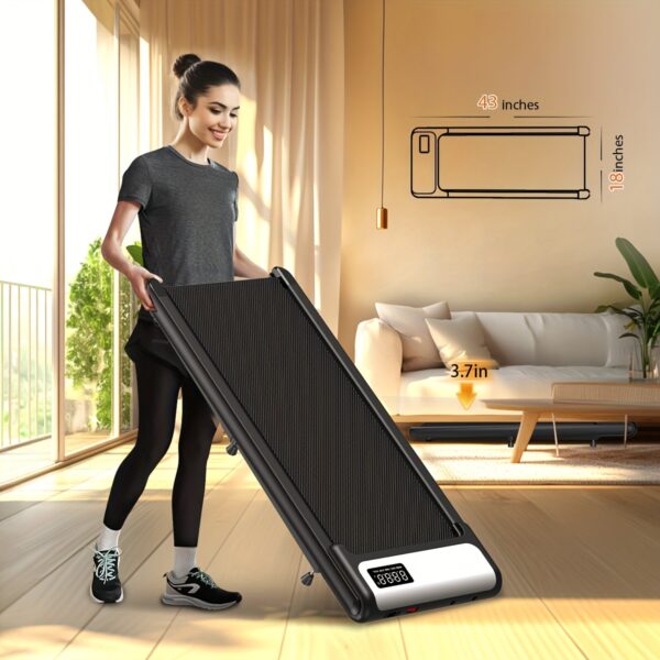 Walking Pad with Incline, Under Desk Treadmill for Home Office, Voice Control Smart Treadmills Compatible with ZWIFT KINOMAP APP, Treadmills for Home/Office 265lbs Weight Capacity - Image 10