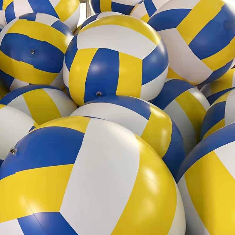 1pc 27.6in Large Thickened Printed Inflatable Volleyball Water Toy, Family Party Games and Activities Entertainment Supplies, Indoor Outdoor Game Party Sports Activity Supplies Suitable for Use in Garden Courtyard Beach Activity Hall and other large places - Image 8