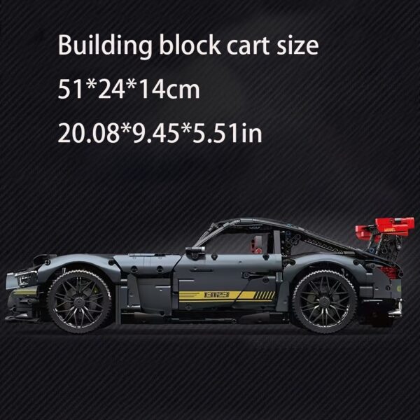 Building Block Car Model Set, Made of ABS Material, Decompression Toy, Perfect Gift for Birthdays, Christmas, Halloween, Thanksgiving, New Year and Parties, Suitable for 14+ - Image 2